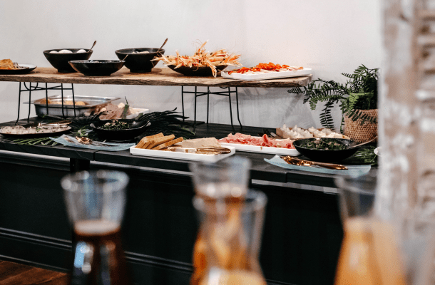 partie salée au brunch du jardin des saveurs à landerneau