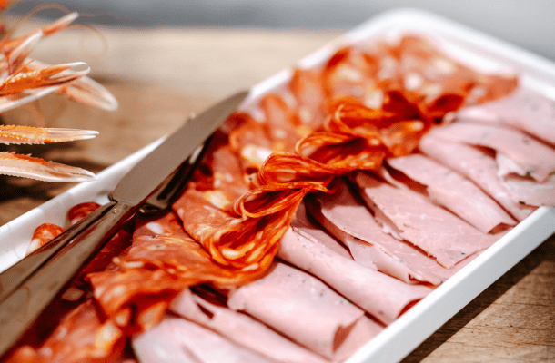 plateau de charcuterie locale au jardin des saveurs landerneau