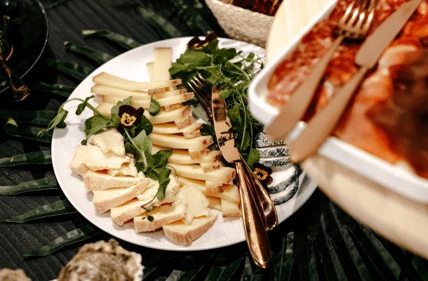 plateau de fromages locaux lors du brunch au jardin des saveurs landerneau