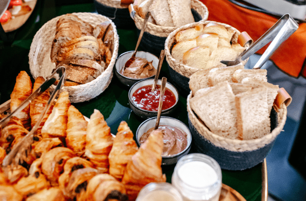 brunch partie sucrée au jardin des saveurs restaurant à landerneau