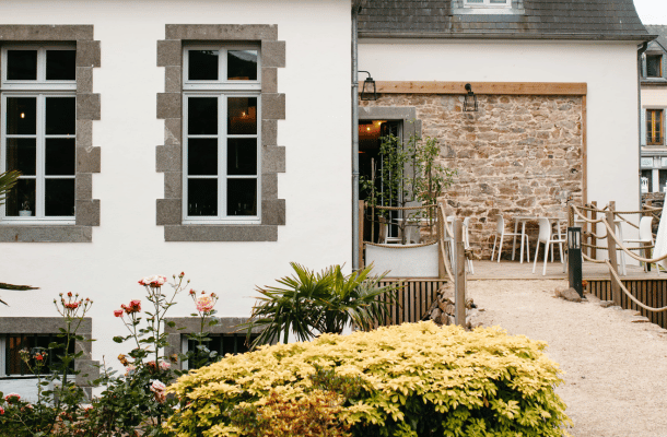 le chef laurent brault en cuisine