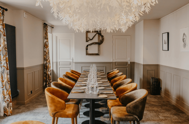 le chef laurent brault en cuisine