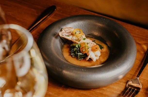 langoustine cuisinée par le chef laurent brault